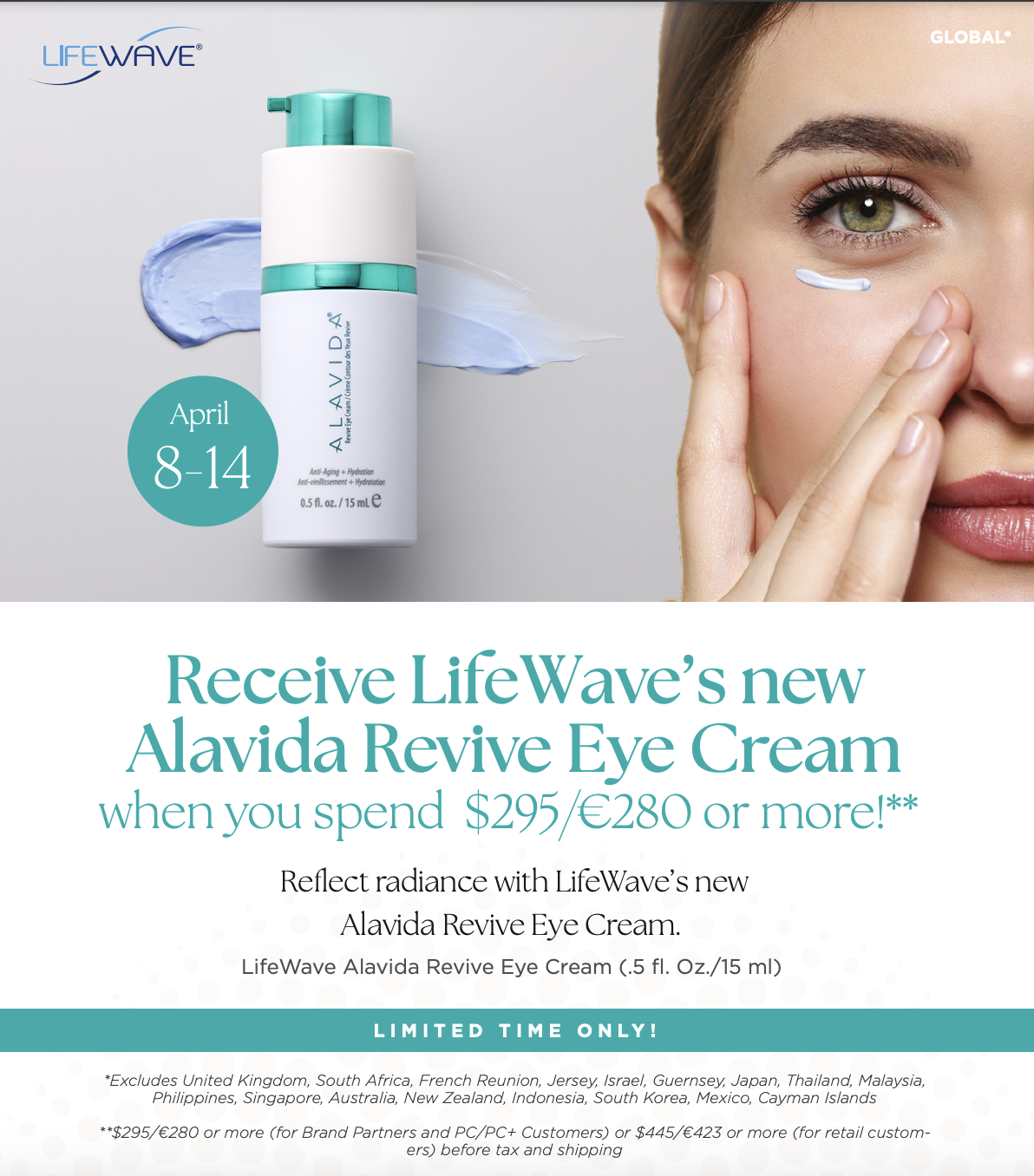 Free Alavida Eye Cream (Ends Sunday)