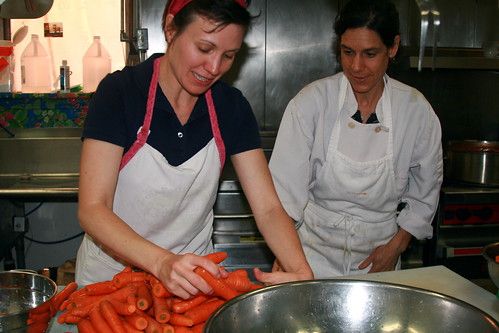 Cleaning and Peeling Carrots