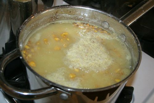 Cooking corn with lime