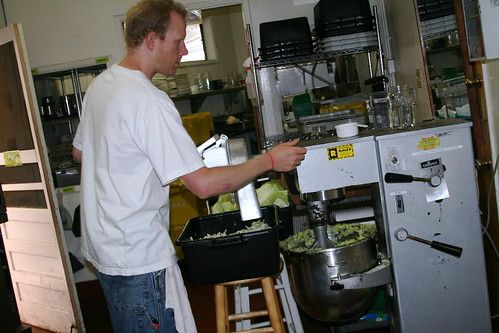 Otto Shredding Cabbage