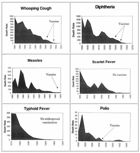 Vaccines and Decline in Mortality Rates - Australia