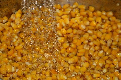 Making Masa - Rinsing the Corn