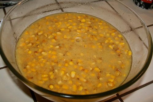 Soaking corn in lime