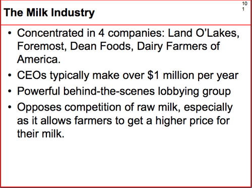 The Milk Industry