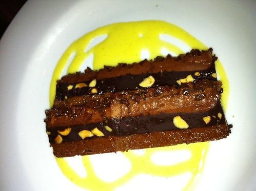 Chocolate bacon dessert at Animal