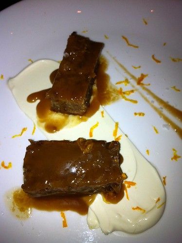 Sticky toffee pudding at Animal