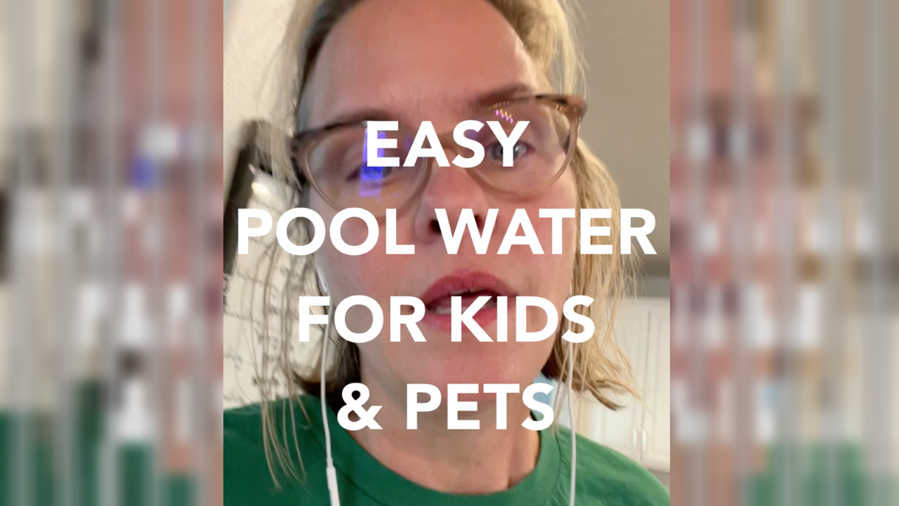 Easy Pool Water with Sodium Chlorite Only (For Kids & Pets)