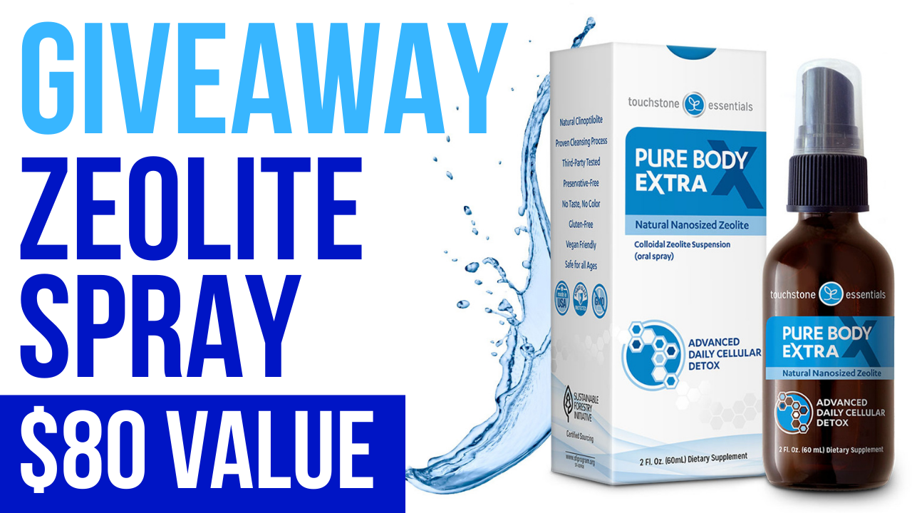 New Giveaway: Pure Body Extra Zeolite Spray ($80 Value)