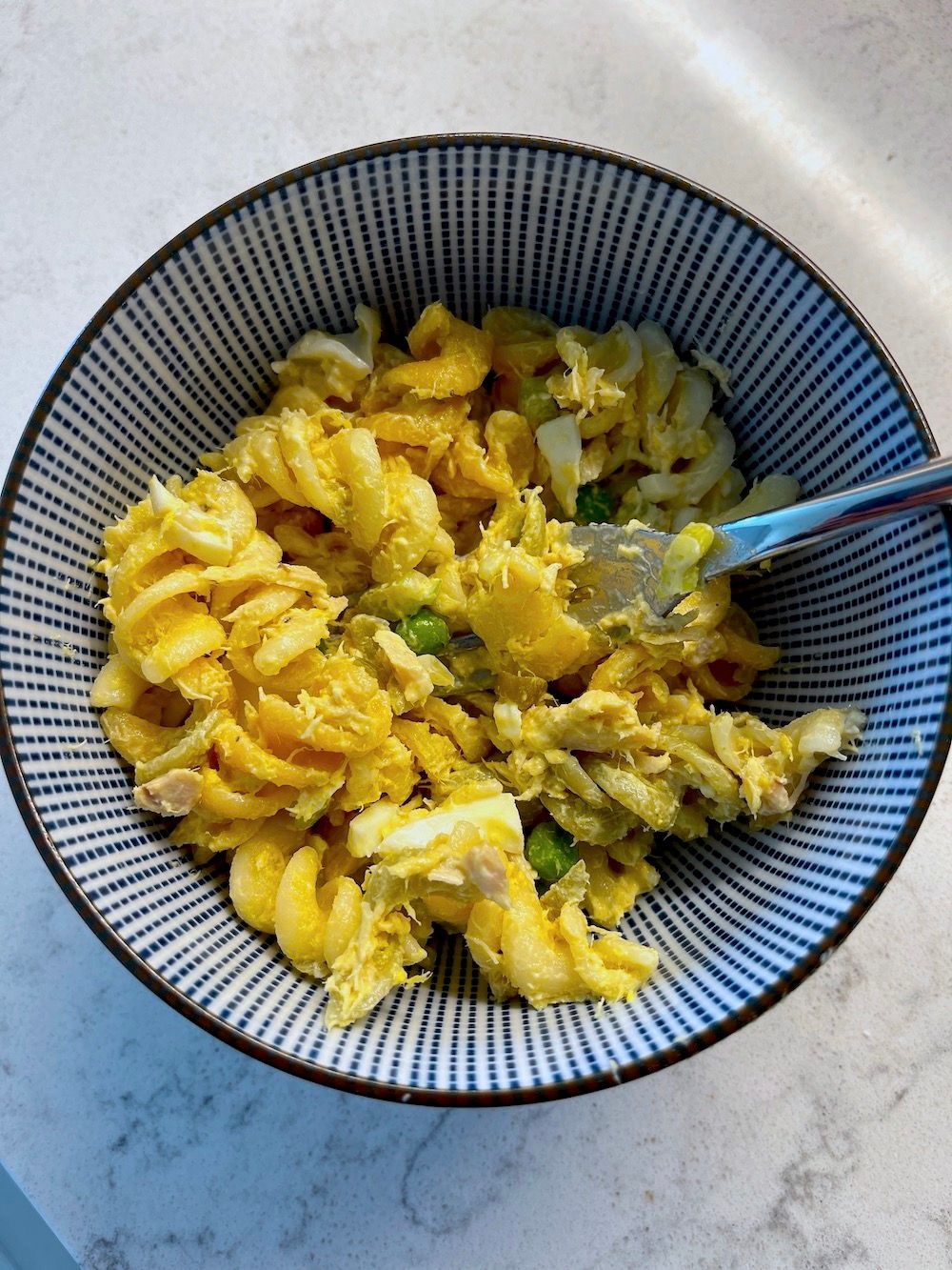 Tuna Pasta Salad with Avocado Oil Mayonnaise & Hardboiled Eggs