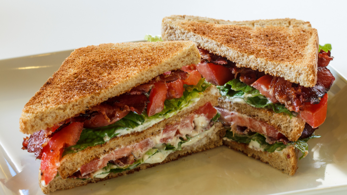 BBT: Bacon, Basil and Tomato Sandwich