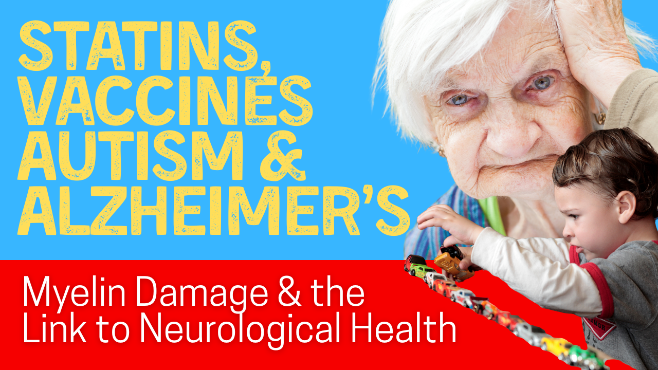Statins, Vaccines, Autism & Alzheimer's: Myelin Damage & the Link to Neurological Health
