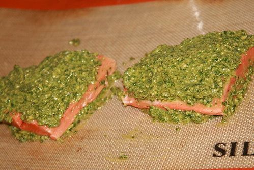 Pesto-Crusted Salmon