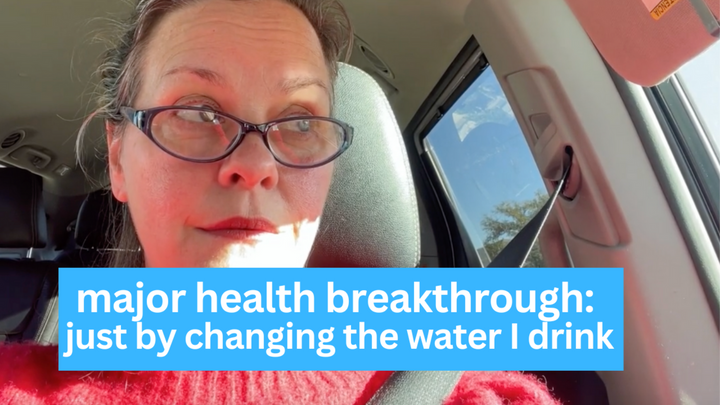 Major Health Breakthrough: Just By Changing My Water