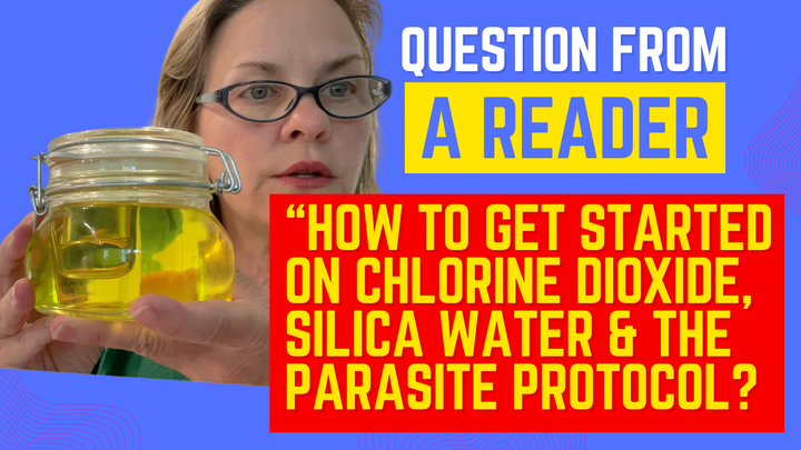 Reader Question: How to Get Started on Chlorine Dioxide, Silica Water & the Parasite Protocol? (Video)