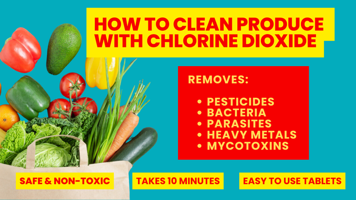 How to Clean Produce with Chlorine Dioxide