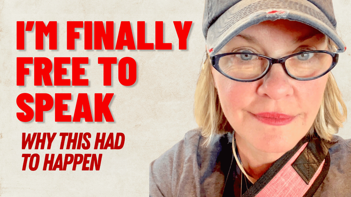 I'm Finally Free to Speak