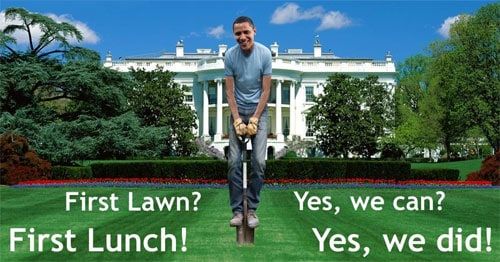 Organic Vegetable Garden on White House Lawn