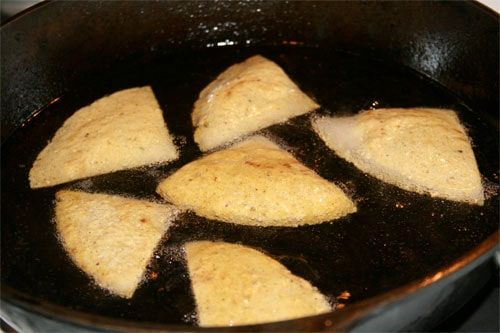 Healthy Nachos with Homemade Tortilla Chips