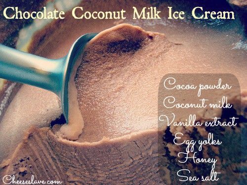 coconut milk ice cream