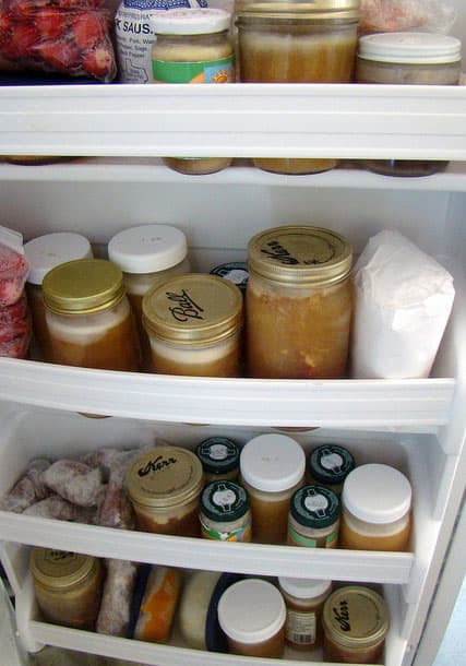Nourished and Nurtured:A Peek in the Freezer