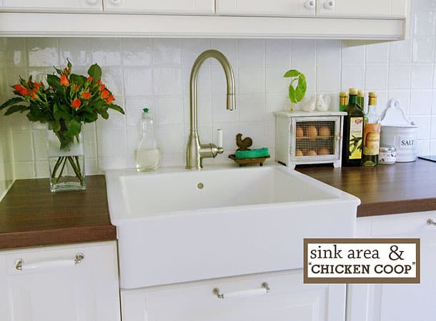 May All Seasons Be Sweet To Thee: Sink Area