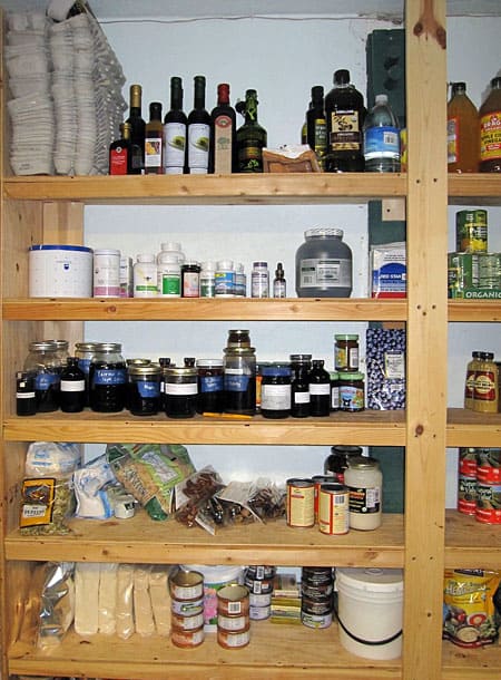 Radically Natural Living: Pantry shelves