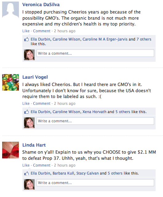 Cheerios Slammed for GMOs on Facebook Campaign