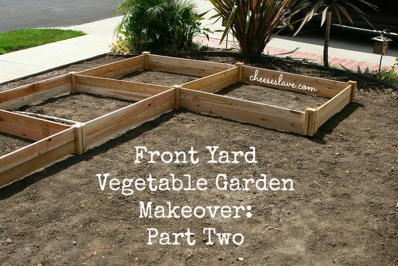Front Yard Vegetable Garden Makeover Part 2
