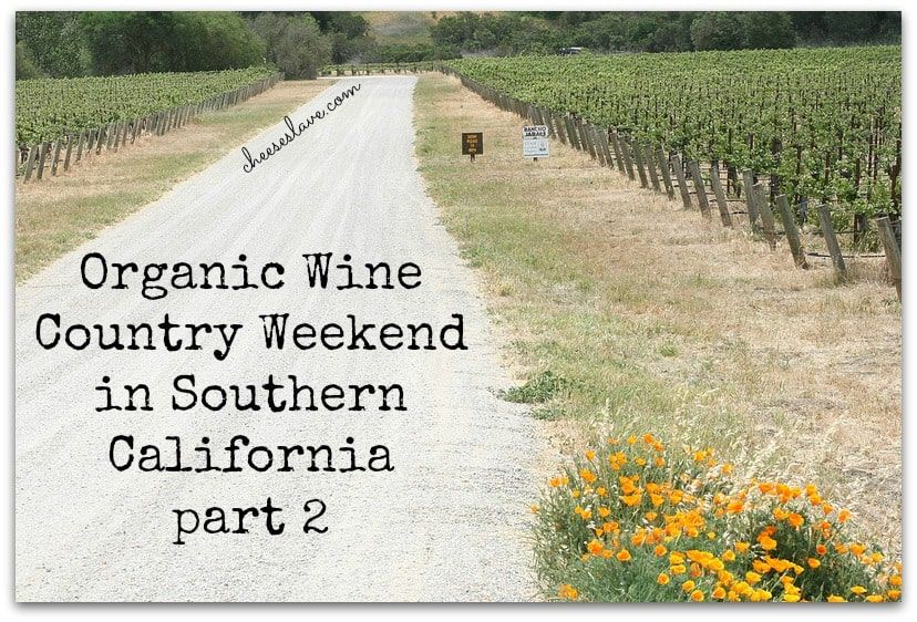 Organic Wine Country Weekend in Southern California Part 2