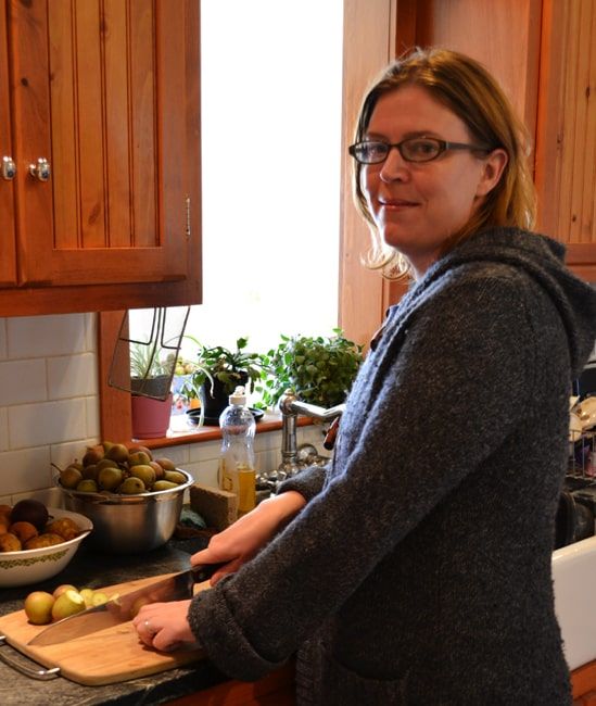 Jennah in the kitchen