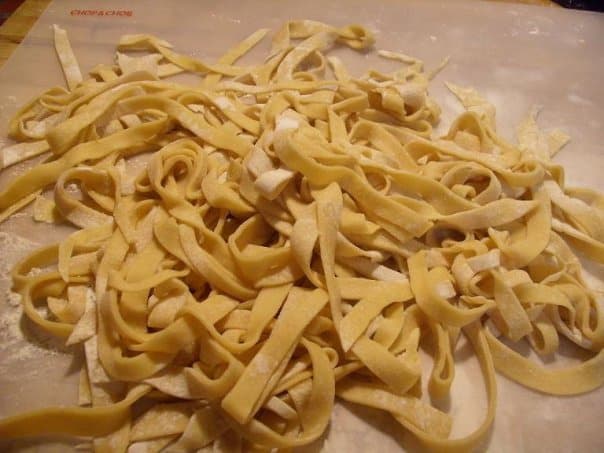 My single attempt to make pasta completely by hand.