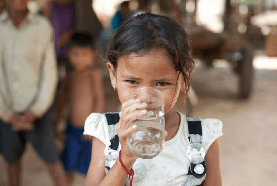 Cambodia Charity Water little girl