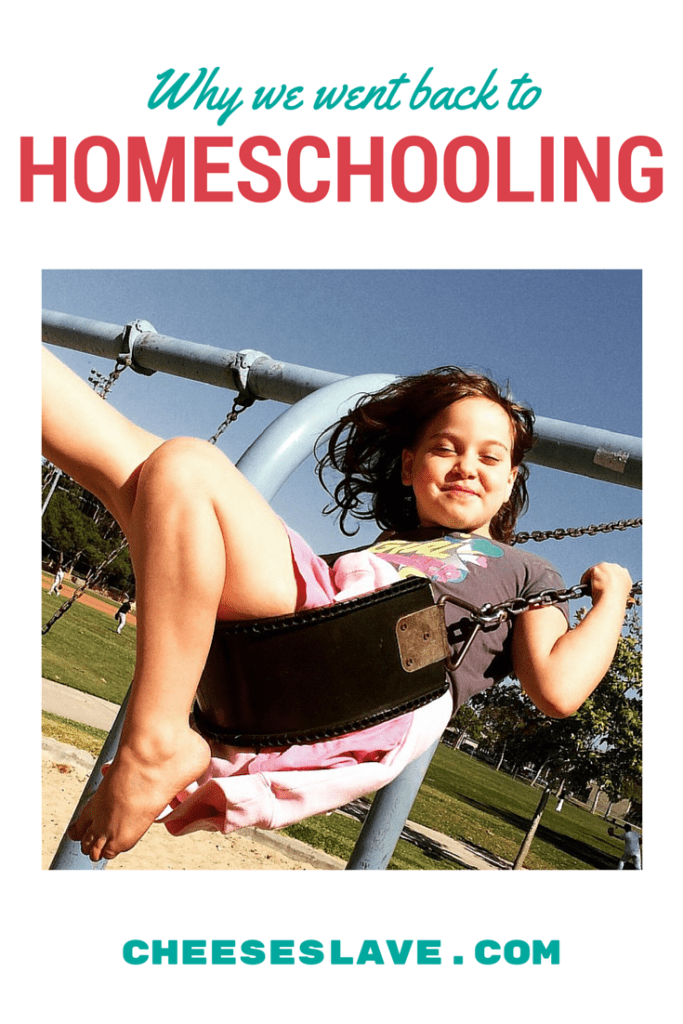 Why We Went Back to Homeschooling