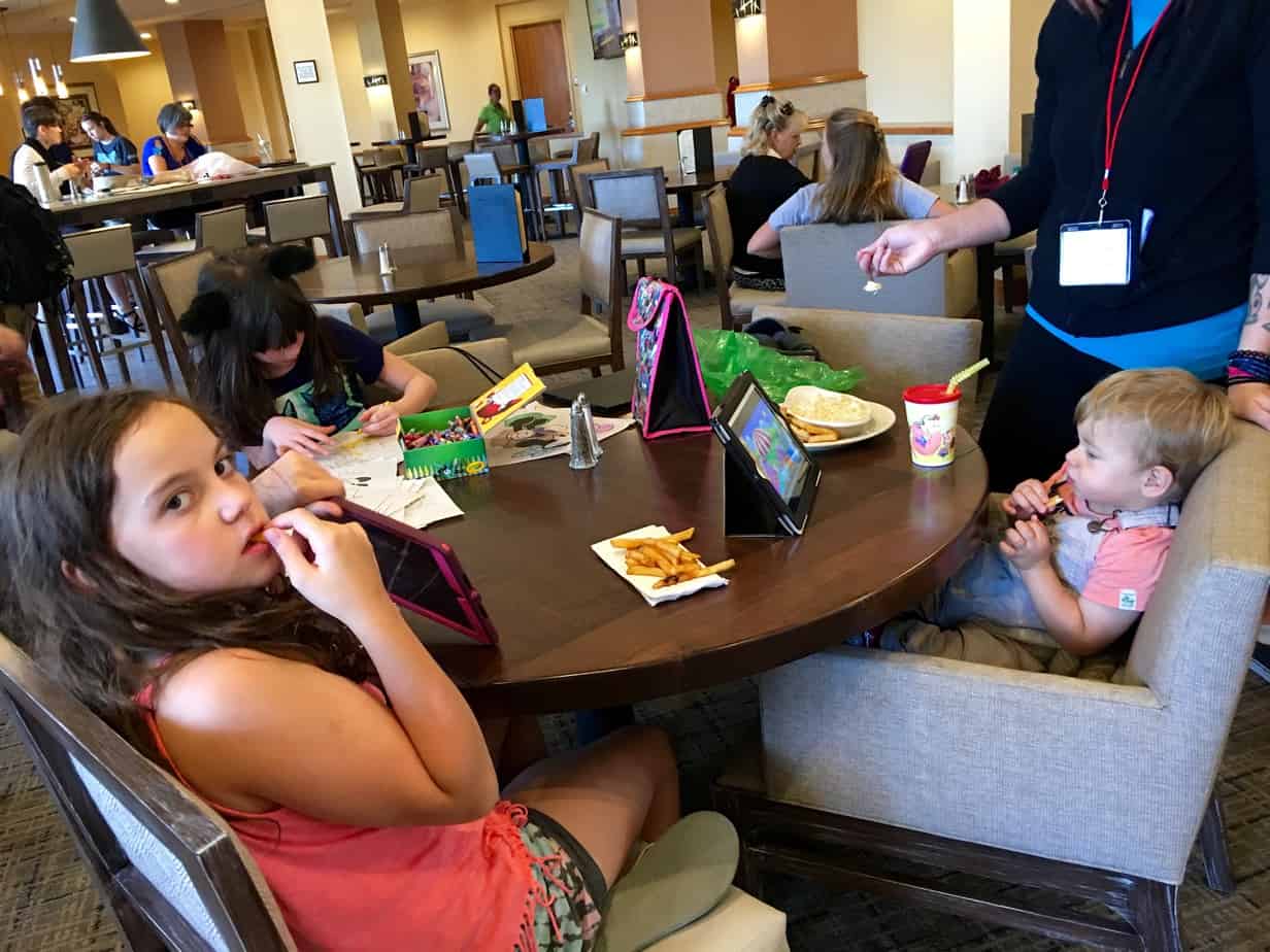 Eating Lunch Free to Be Unschooling Conference 2016