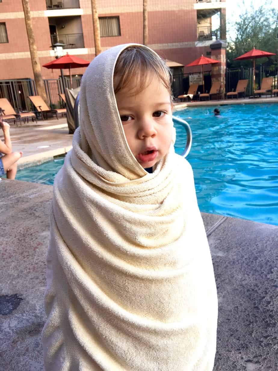 Ollie at the Pool Free to Be Unschooling Conference 2016