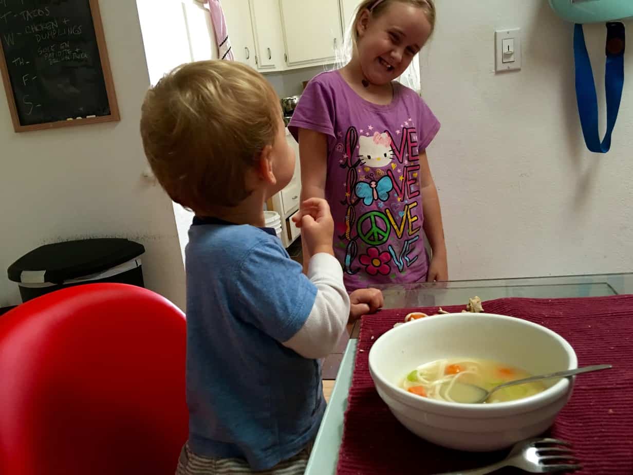 unschooling-a-day-in-the-life-lunch-chicken-noodle-soup-2