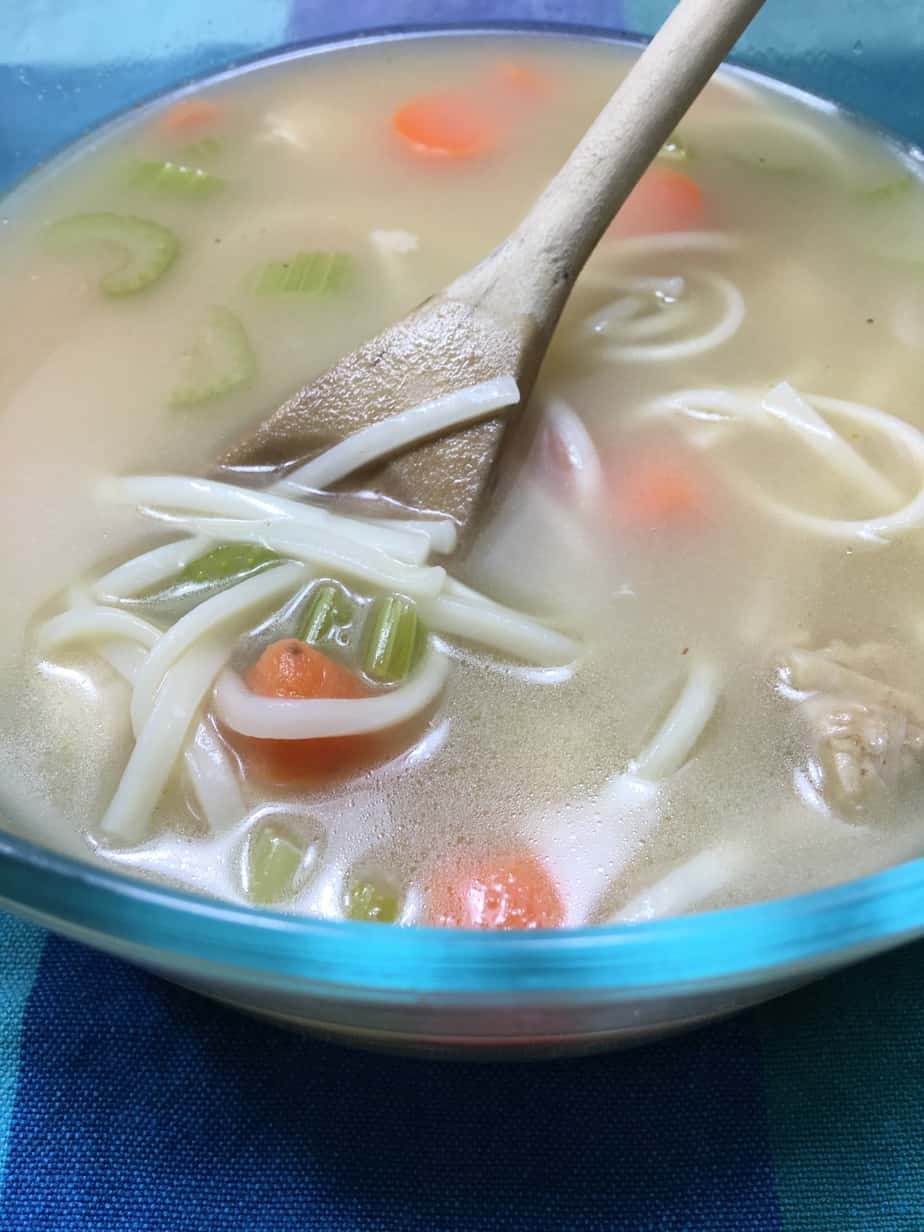 unschooling-a-day-in-the-life-lunch-chicken-noodle-soup-4