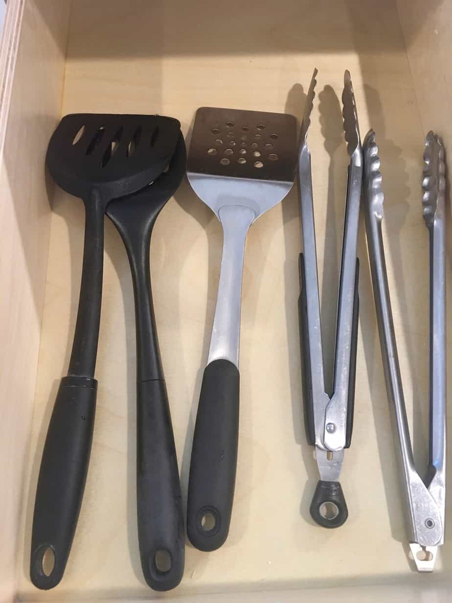 Organizing My Kitchen with the Life Changing Magic of Tidying Up - Frequently Used Tools