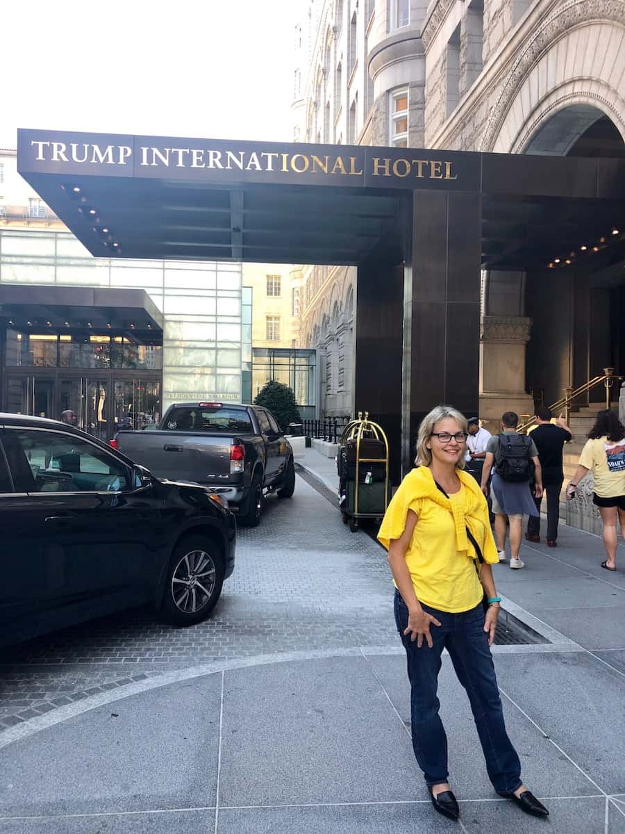At the Trump Hotel Washington, DC