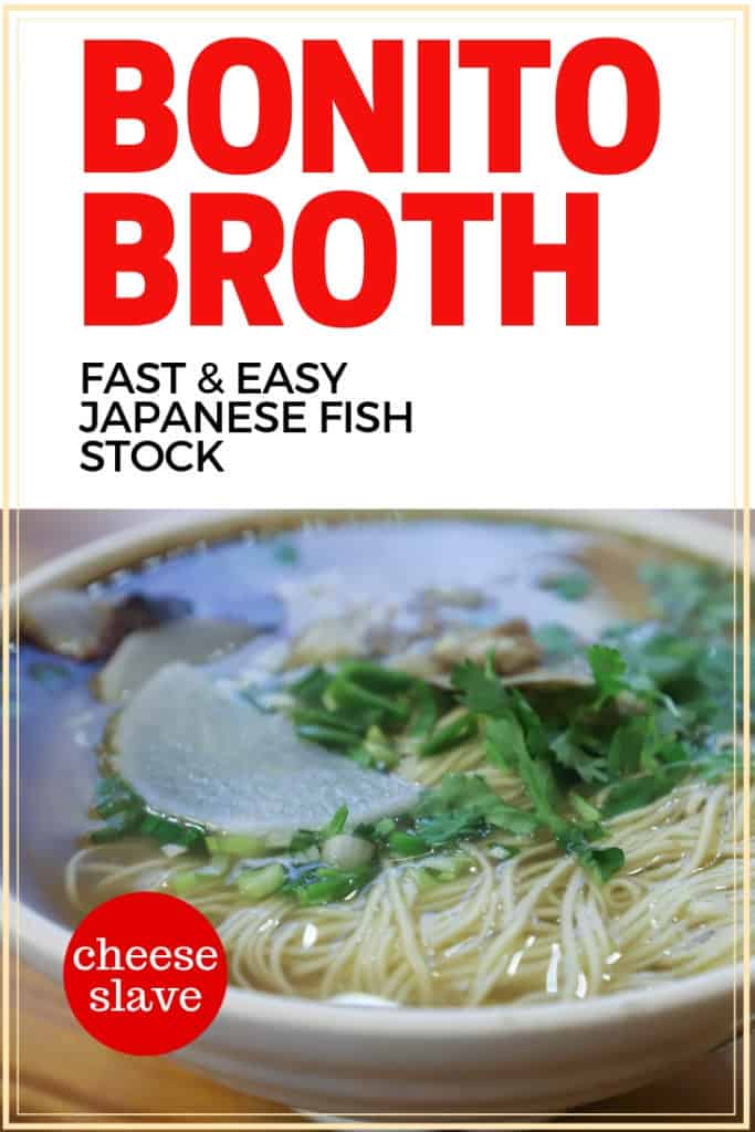 Fast Fish Stock: Bonito Broth