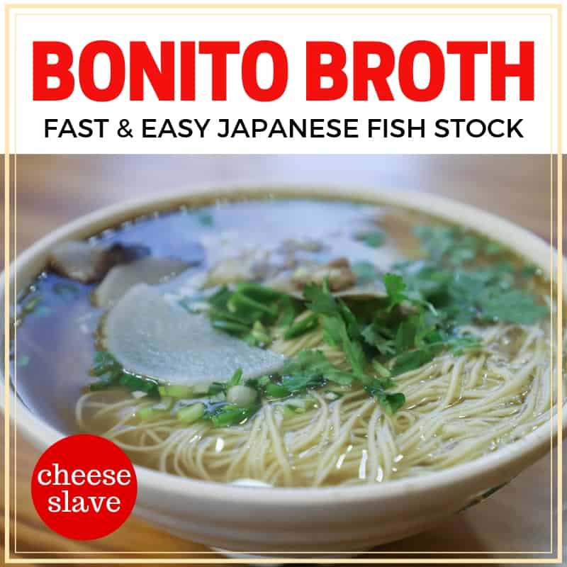 Fast Fish Stock: Bonito Broth