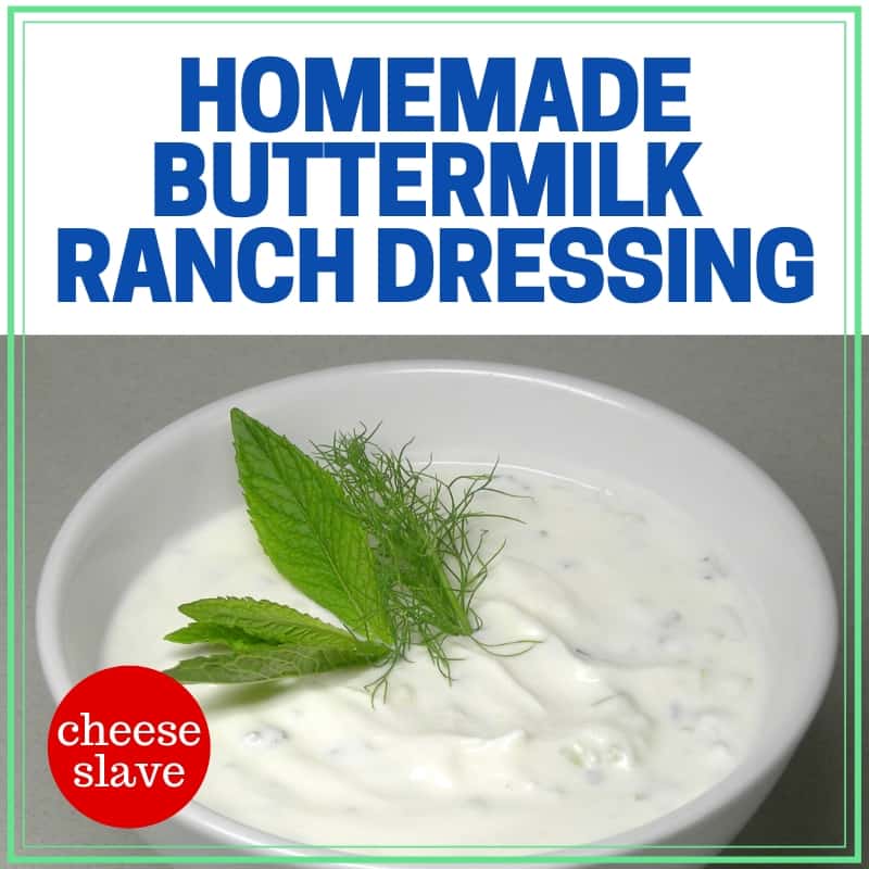 Homemade Buttermilk Ranch Dressing