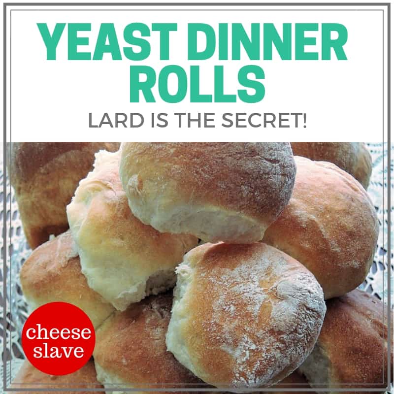 Sprouted Flour Yeast Rolls Made with Lard