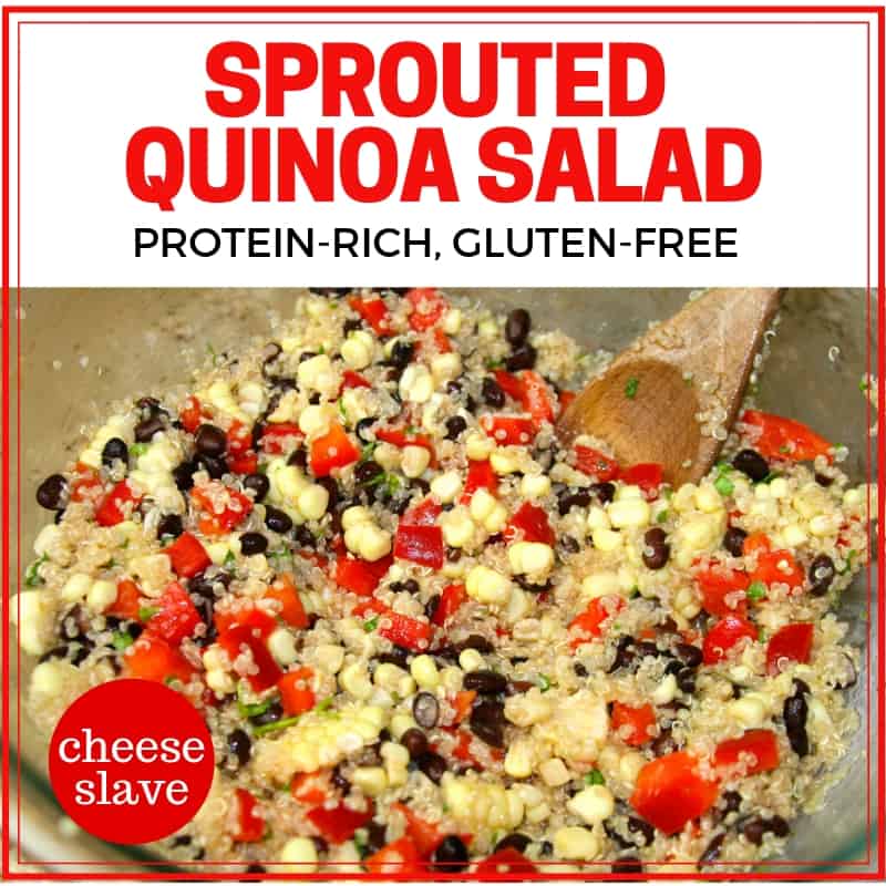 Sprouted Quinoa Salad